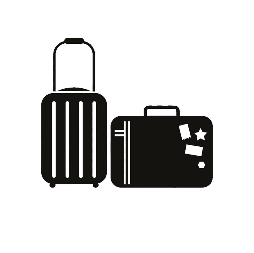 Bag and luggages icon
